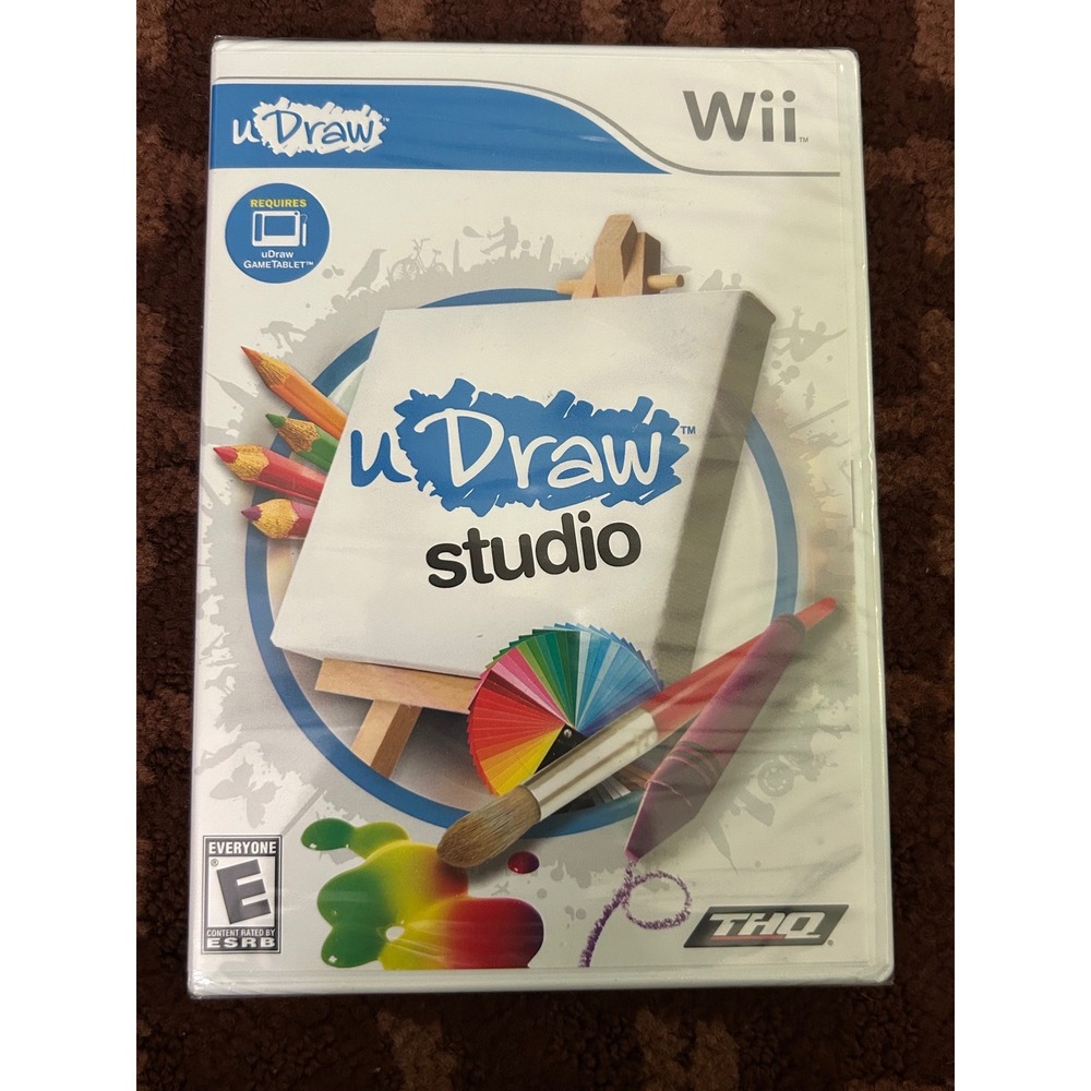 uDraw Studio Nintendo Wii Game New Sealed THQ 2010 RVL P‎ SUWE